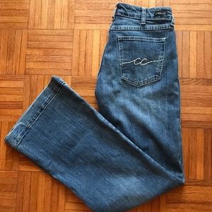 Cowgirl Couture Mid Rise Trouser Jeans Size 27x34